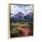 Stupell Industries Cowboy Tending Horse by Mountain Floating Frame By Jack Sorenson